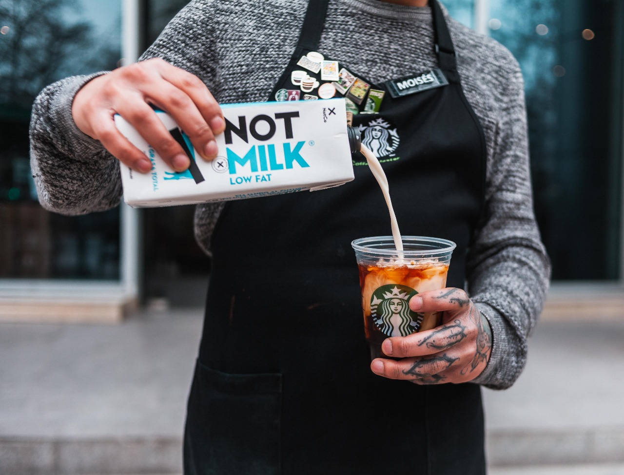 Ahora NotMilk en 130 tiendas de Starbucks