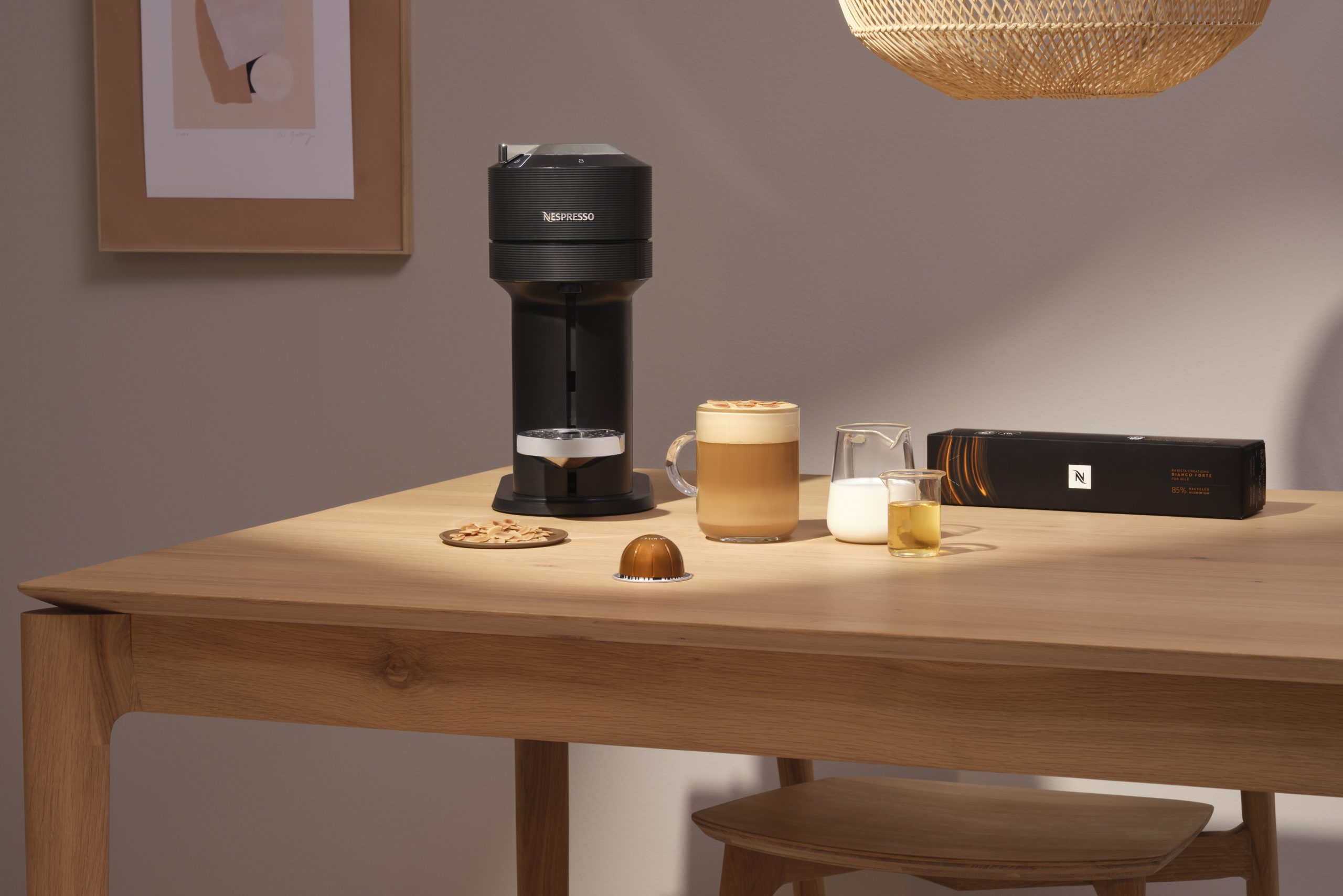 Nespresso presenta tres recetas para preparar con sus nuevas cápsulas Vertuo Barista Creations for Milk