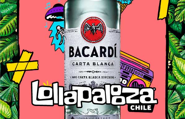 Gin Bombay y Ron Bacardí te invitan a disfrutar lo mejor de Lollapalooza 2023