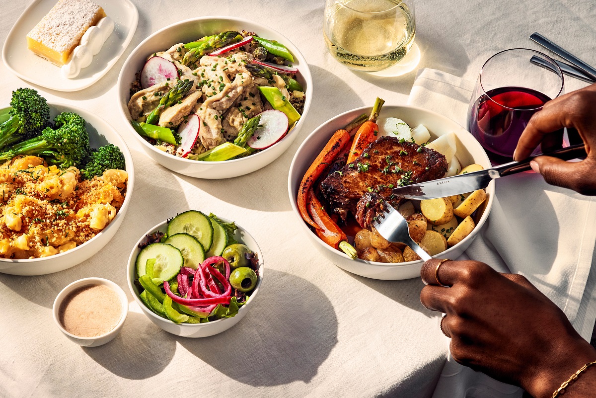 Oferta gastronómica a bordo de Delta