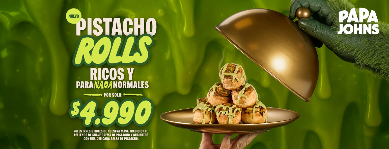 ¡Por tiempo limitado! Papa Johns se suma al boom del pistacho con su nuevo postre